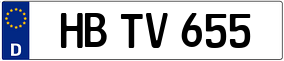 Truck License Plate